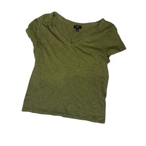 Talbots Green V-Neck Top